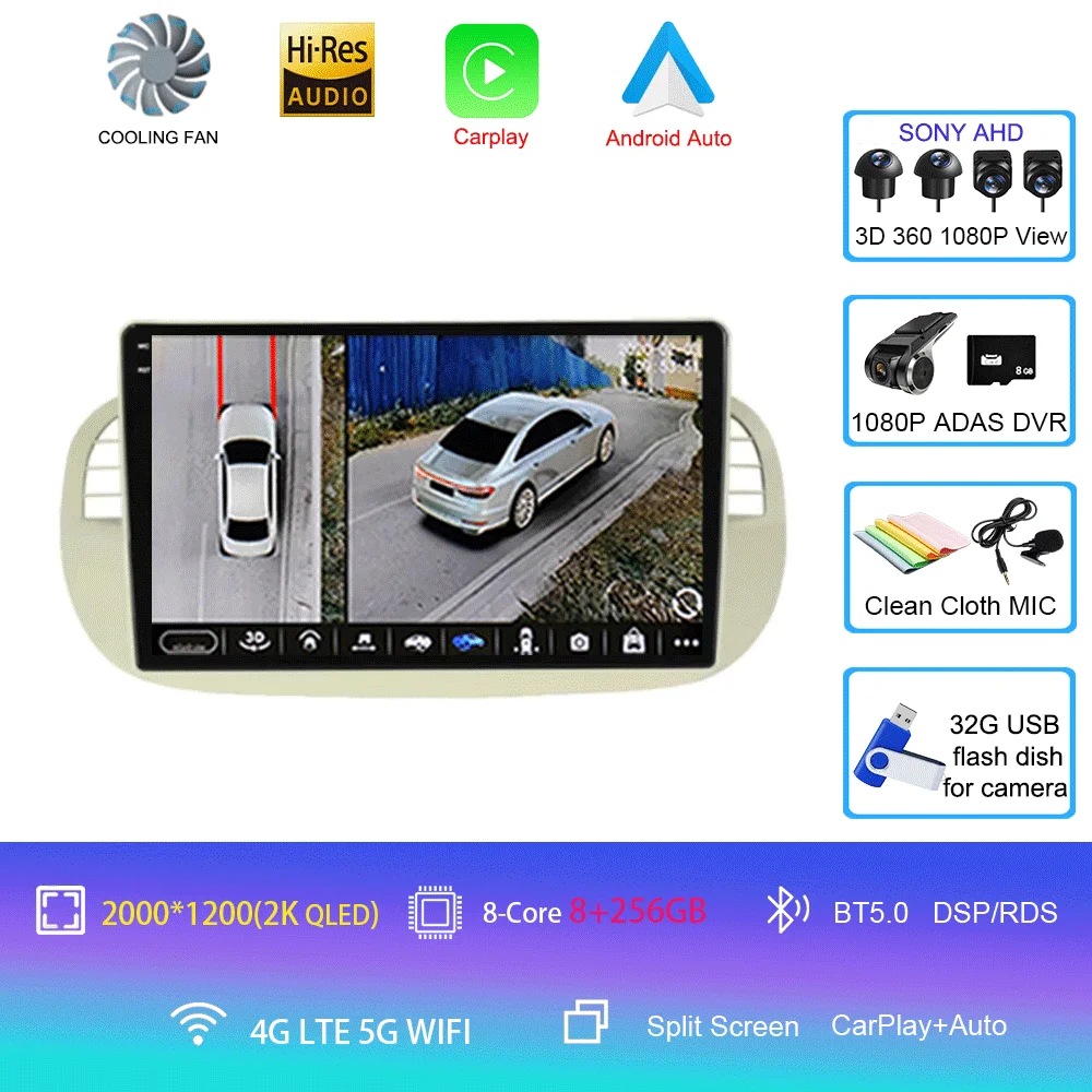 Variant: 8G 256G DVR 360 2K