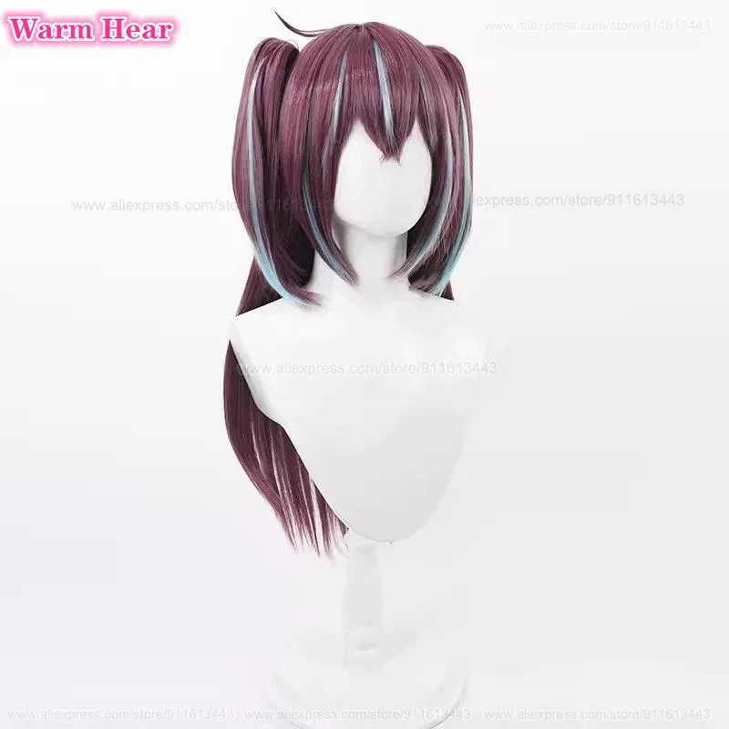 

zizi 2025 Новинка! Аниме Akoya Matama косплей длинный 65 см мелирование двойной хвост парик Loco Mujica термостойкие синтетические парики