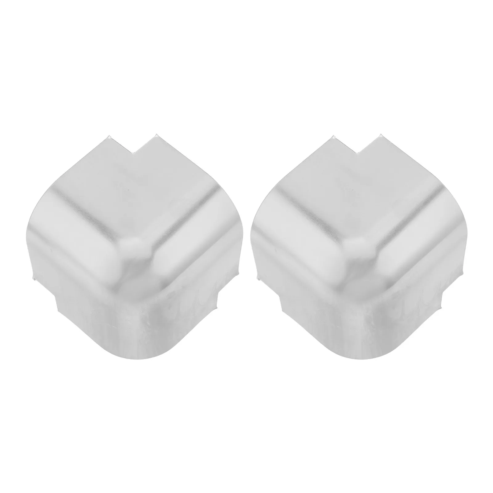 2Pcs Truck Edge Protectors Heavy Duty Aluminum Corner Wrap for Refrigerated Trucks Cargo Load Metal Guards Shipping Containers