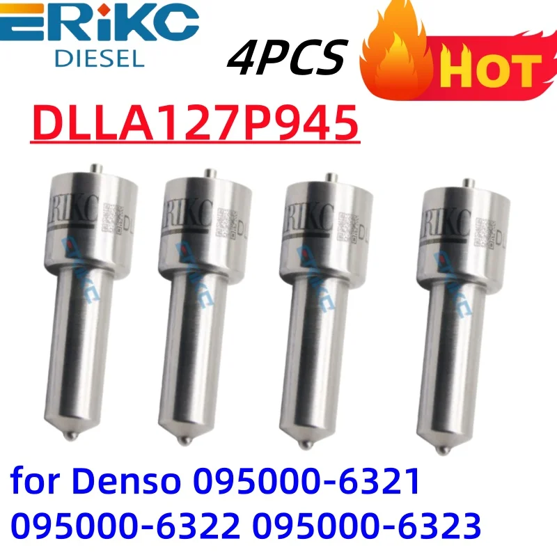 

4pcs Injection Nozzle DLLA127P945 for John Deere RE530361 RE531210 RE543783 SE501928 095000-6321 095000-6322 095000-6323