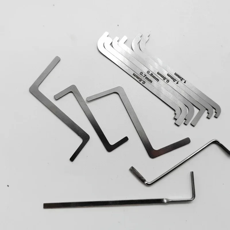 Lock Tension Wrench Key Picking Opening Tools Locksmith Accessories Micha To Open Lock Firefighter Locks Unopen Kit for All Keys