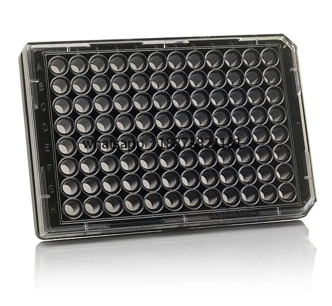 

TC Surface Black Transparent Bottom Plate 96 Well Black/Clear Bottom Plate fast shipping