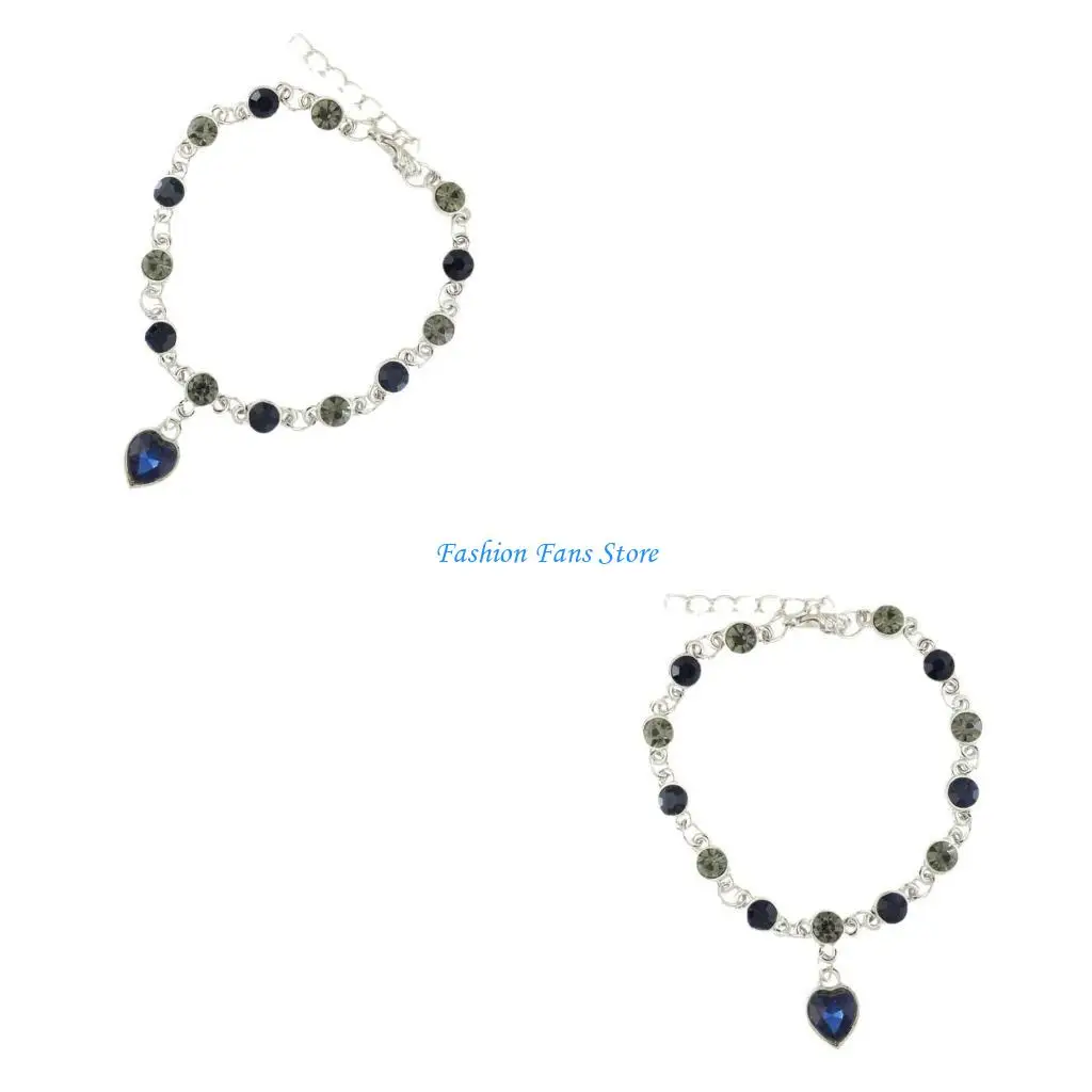 Элегантный-женский-серебряный-браслет-выделяющий-голубые-кристаллы-Сердце-Сердце-для-романтических-вечеринок-поставки-орнамент