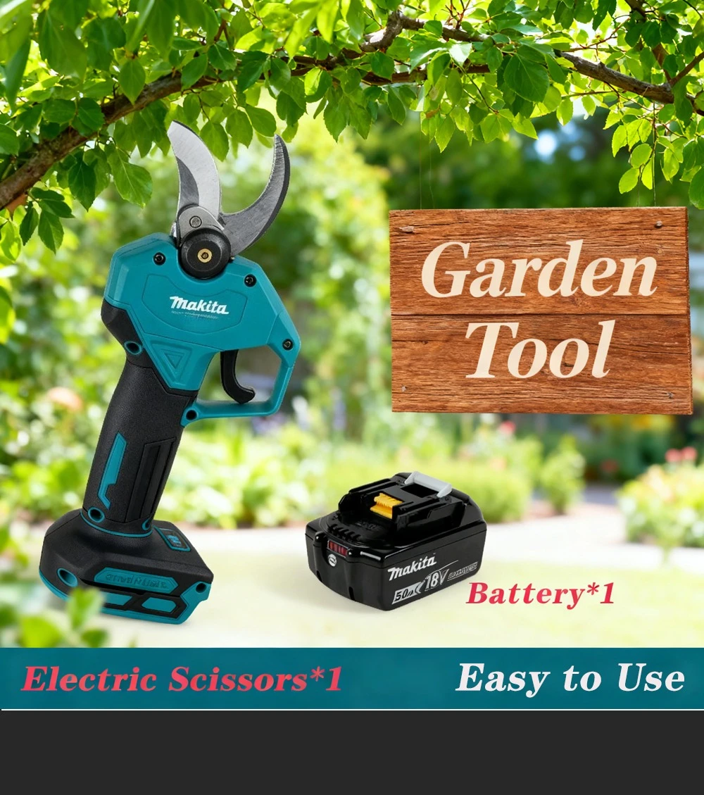 

Makita Brushless Electric Scissors 18V Cordless Pruning Shears,For Efficient Multifunctional Tree Branche Cutter Garden Tools