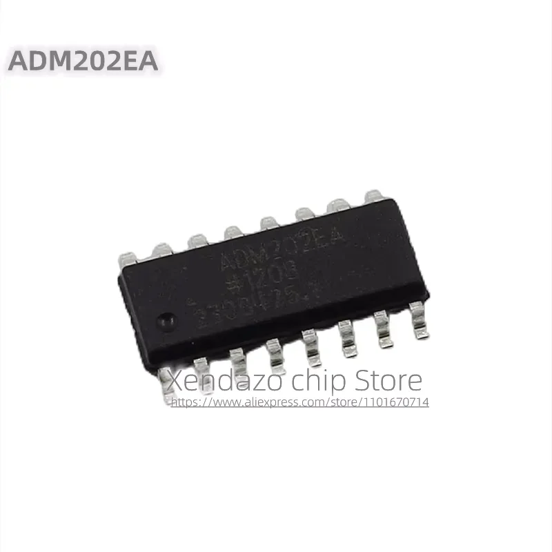 10pcs/lot ADM202EARNZ ADM202EA ADM202 SOP16 package RS-232 driver / receiver chip