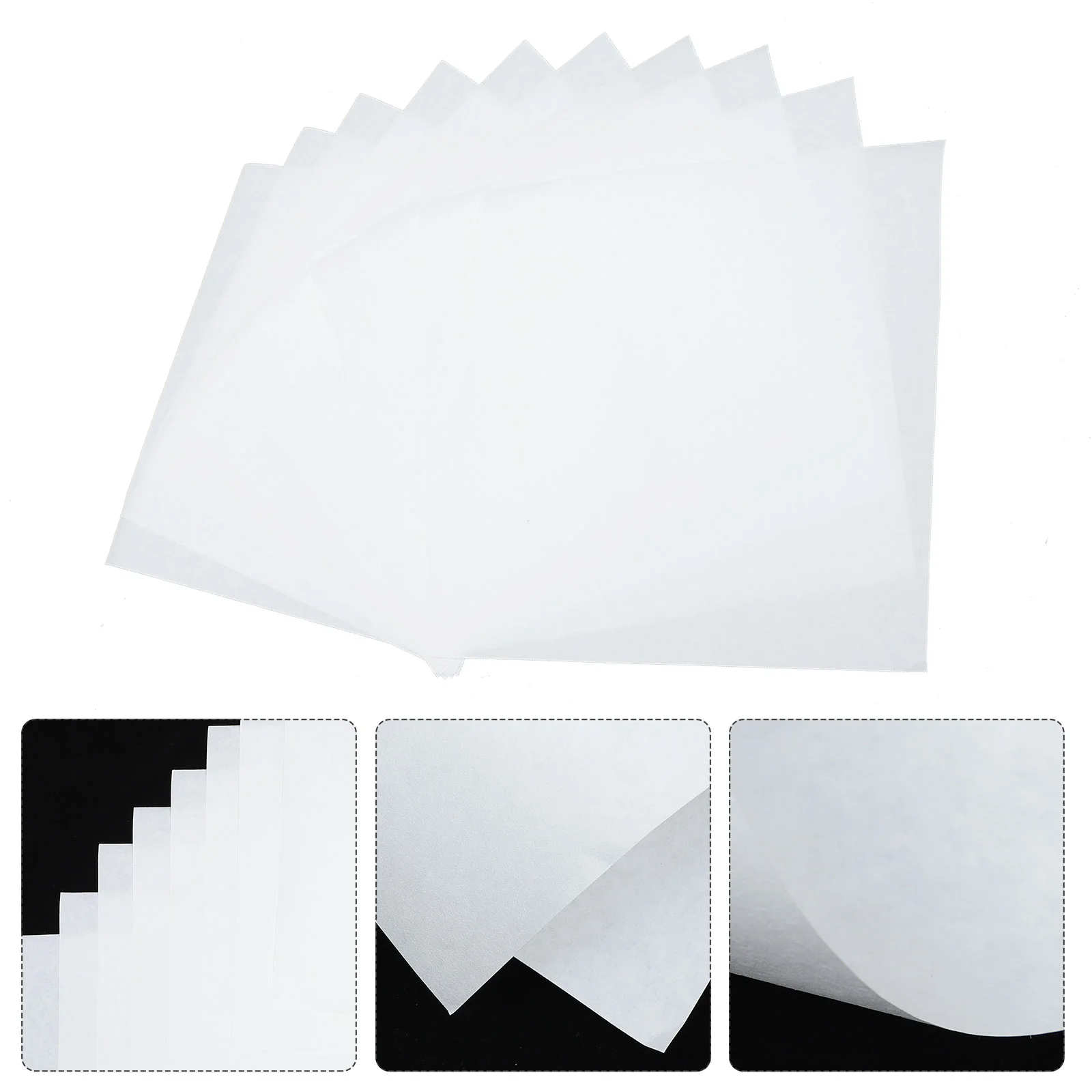 

30 Sheets Lab Weighing Paper Laboratory Filter Experiment Filtering Absorbing for Chemistry