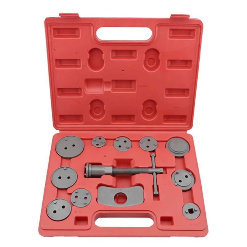 12Pcs Universal Car Disc Brake Caliper Rewind Back Brake Compressor Tool Kit Set For Automobiles Garage Repair Tool