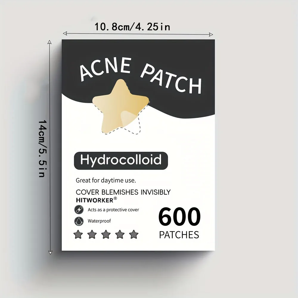 Invisible Waterproof Hydrocolloid Acne Patch for Facial Cleansing Care Essence Tool Accessory Suitable for All Skin Types