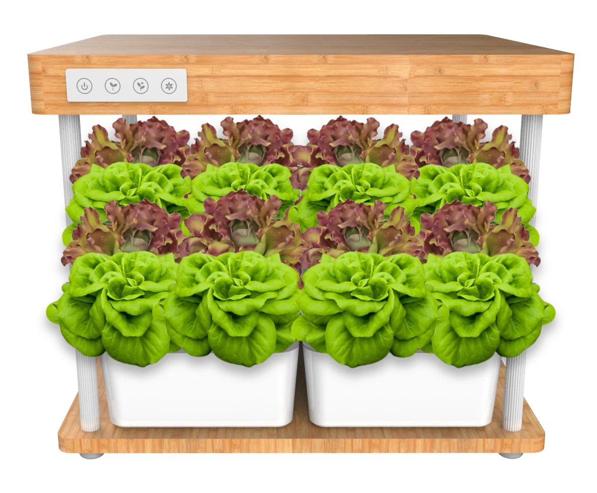 

Indoor Hydroponic Tower Garden Planter 16 Pods LED Grow Light Kit Smart Electronic Home Kit Modern Design