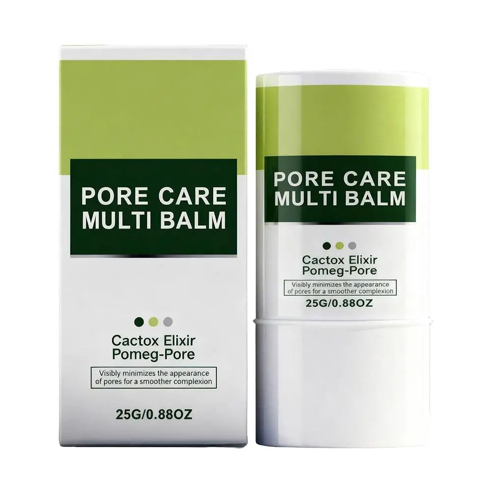 

Бальзам-стик Cactus Pore Shrink Multi Balm Stick: Мгновенное охлаждение и уход за кожей для сужения пор, уменьшения отеков, нелипкий, летний вариант