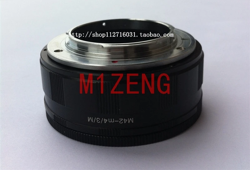 M42-M43 Macro Focusing Helicoid Adapter for m42 42mm Lens to panasonic M43 em1 em5 em10 gh4 gh5 gf8 GF3 E-P1 EPL7 camera