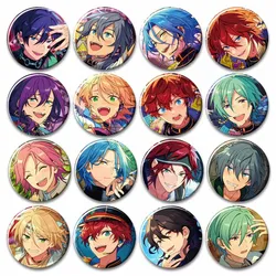 Cute Ensemble Stars Pin Cartoon Idol Narukami Arashi Sakuma Rei Nazuna Nito Brooch Backpack Badge Accessories Collectible Gifts