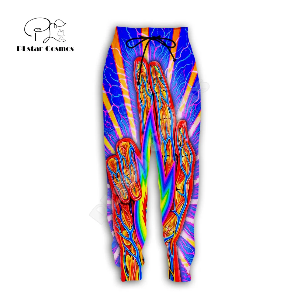 NewFashion Trippy Psychedelic Mandala Colorful Tattoo Vintage Harajuku Sweatpants 3DPrint Casual Joggers Pants Funny Trousers X3