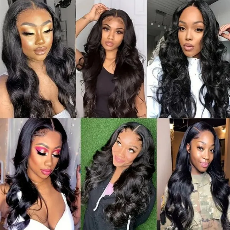 Human Hair Bundles With Closure 4X4 Closure 100% Human Hair Body Wave Natural Human Hair Extensions 150% Density Free Part 50g