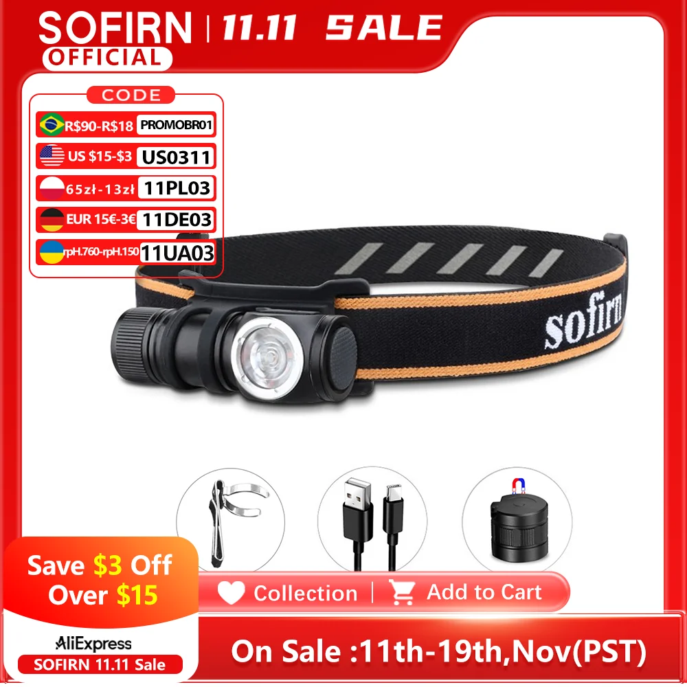 yZ[zSofirn HS10 USB C[d~j16340wbhv1100lm TN-3535 90CRIAOdTIRwn}Olbge[2O[v