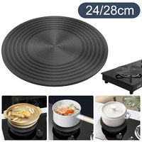 Aluminum Alloy Heat Diffuser Plate Food Defrosting Tray Kitchen Flame Guard Simmer Plates Double Sided Non Slip Stove Hob Ring