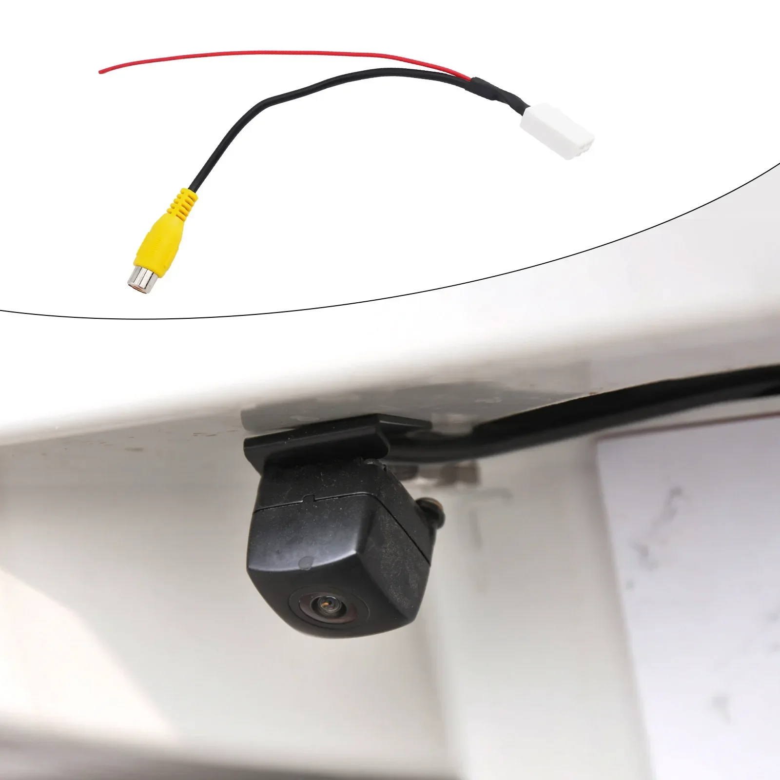 Input Adapter Camera Cable Car Accessories Input Plug Adapter 4pin Reversing Camera Car Male Connector