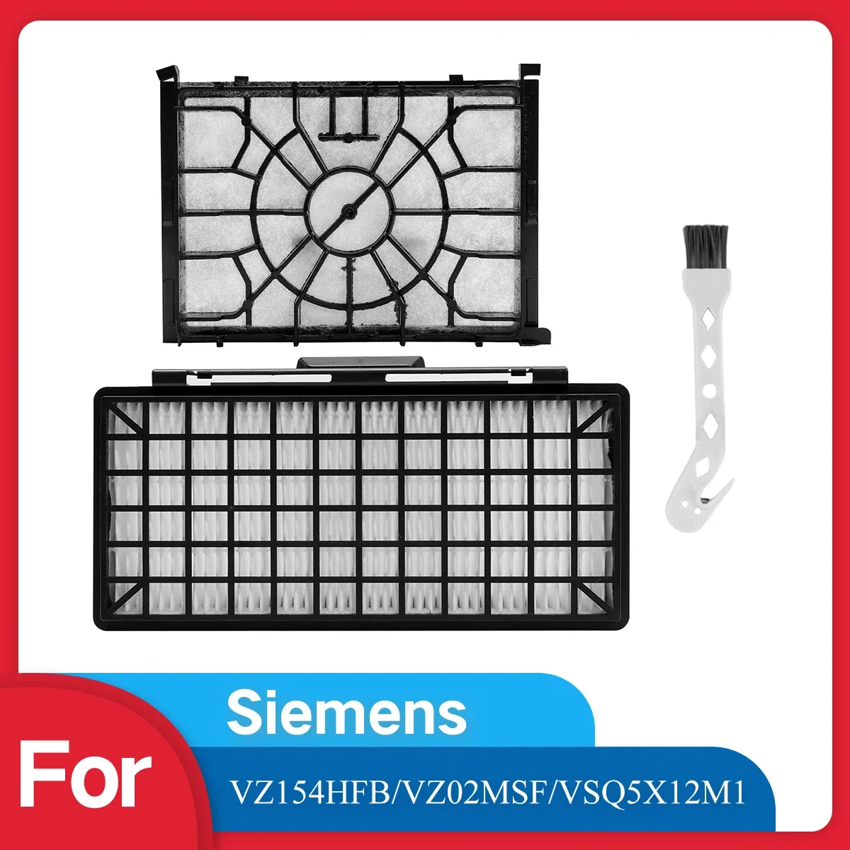 Ersatzfilterzubehör für Siemens Q5.0 VSQ5X1230 Extreme SilencePower Serie Q 5.0, fürVZ154HFB / VZ02MSF / VSQ5X12M1