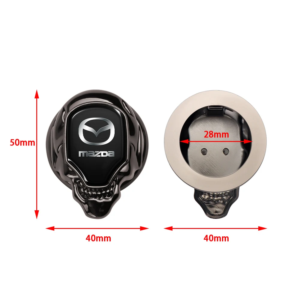 Car Interior Engine Ignition Start Stop Button Metal Cover Decoration For Mazda CX-3 Bk GJ GL CX-8 CX-5 MS Speed 6 2 3 CX30 MX-5