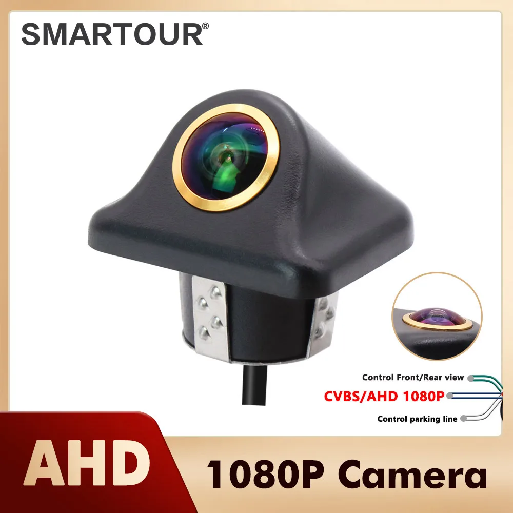 

Smartour Golden Lens 1920x1080P Car Rear View Camera HD Night Vision Reverse AHD CCD Fisheye Punch Vehicle Parking Camera