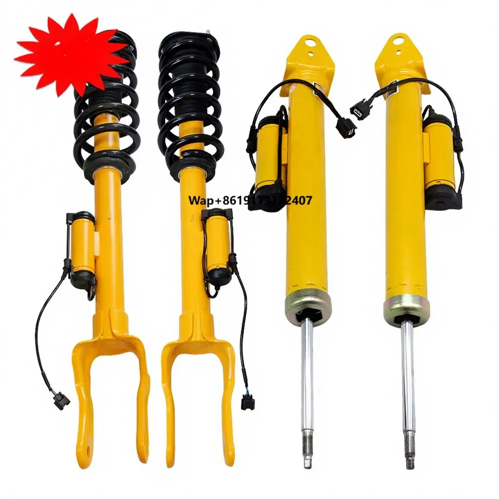 Full Set for rand Cherokee SRT Sport Front Suspensiojn Shock Absorber Assembly and Rear Strut Shock Core with EDC