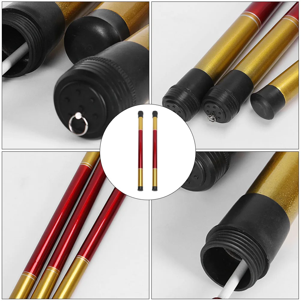 2 قطعة أنبوب تخزين باتون متين مقاوم للماء والغبار حامل موسيقى محمول للاستخدام الداخلي في الهواء الطلق #2