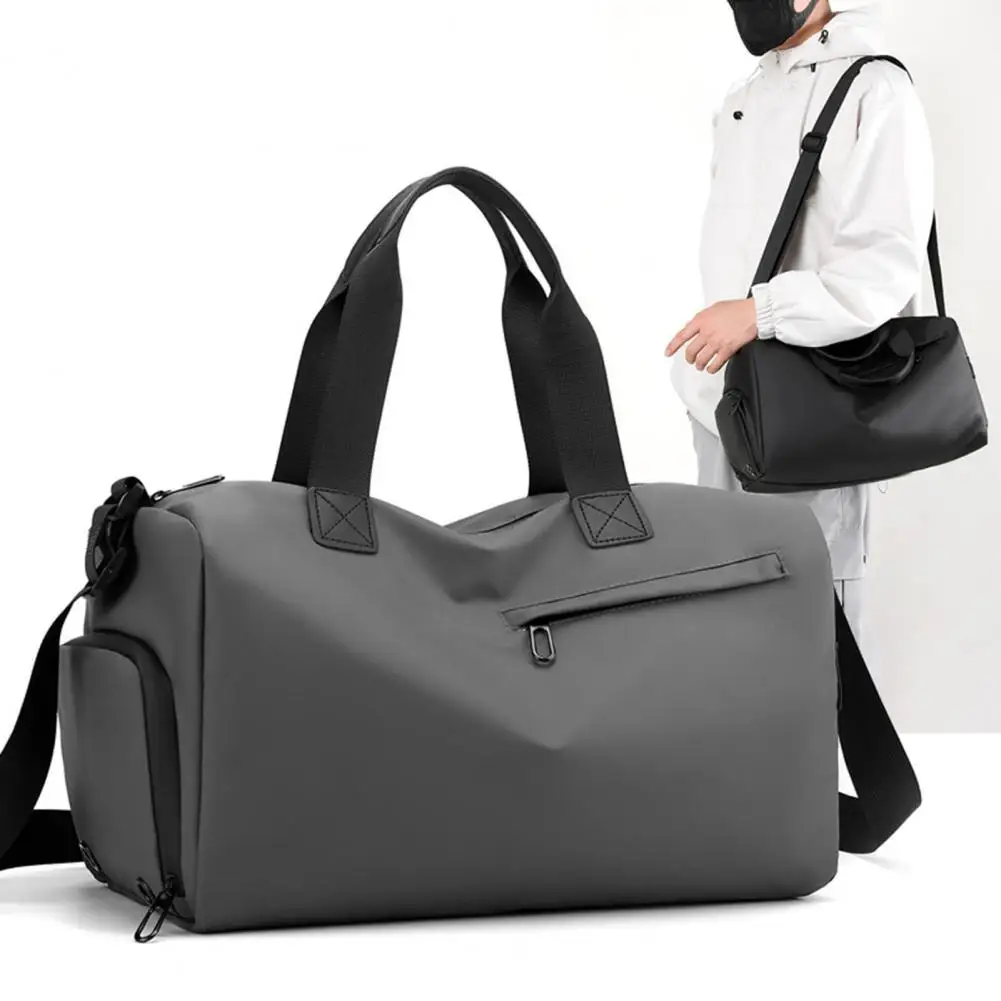 

Waterproof Gym Bag Duffle Bag with Shoe Compartment Wet Pocket Gym Tote Crossbody Duffel for Men Women Travel Fitness Workout Sh