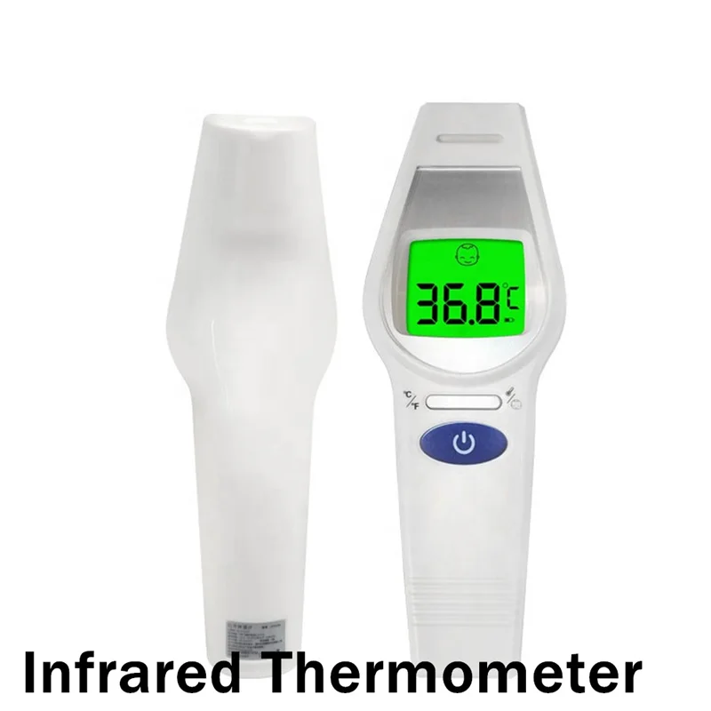 Termômetro infravermelho sem contato, pistola digital, scanner para cuidados com o bebê, testa, cor, teste de febre, monitor de temperatura