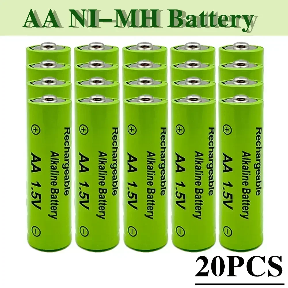 2024-1.5VAA Rechargeable Battery 4800mAh, Suitable for Toy Remote Controls, Microphones, MP4s, and Other Devices