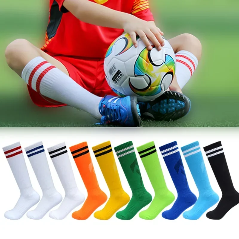 Socks Knee Long New Football Cotton Sports Spandex Kids Legging Stockings Soccer Baseball Ankle Adults Children Socks Hot Sale