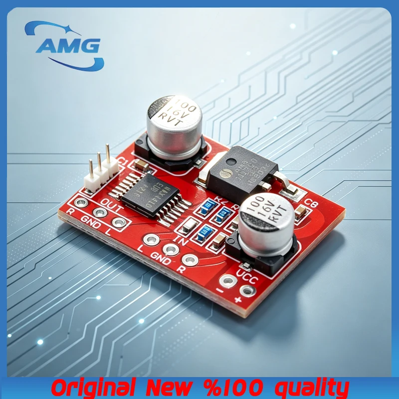 MAX4410 audio preamplifier board module High-fidelity headphone amplifier audio board 80mw*80mw AMP DC3-12V