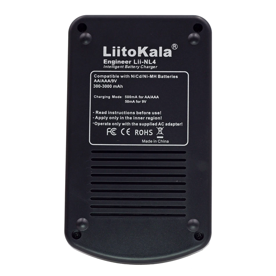 LiitoKala Lii-ND4 Lii-NL4 NiMH/Cd 1.2V AA AAA Recharge Bateery Charger Test Battery Capacity 9V Batteries.