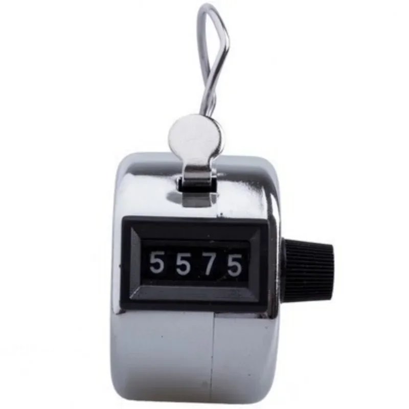 Mechanical clip all metal manual counter passenger flow prayer bead counting device