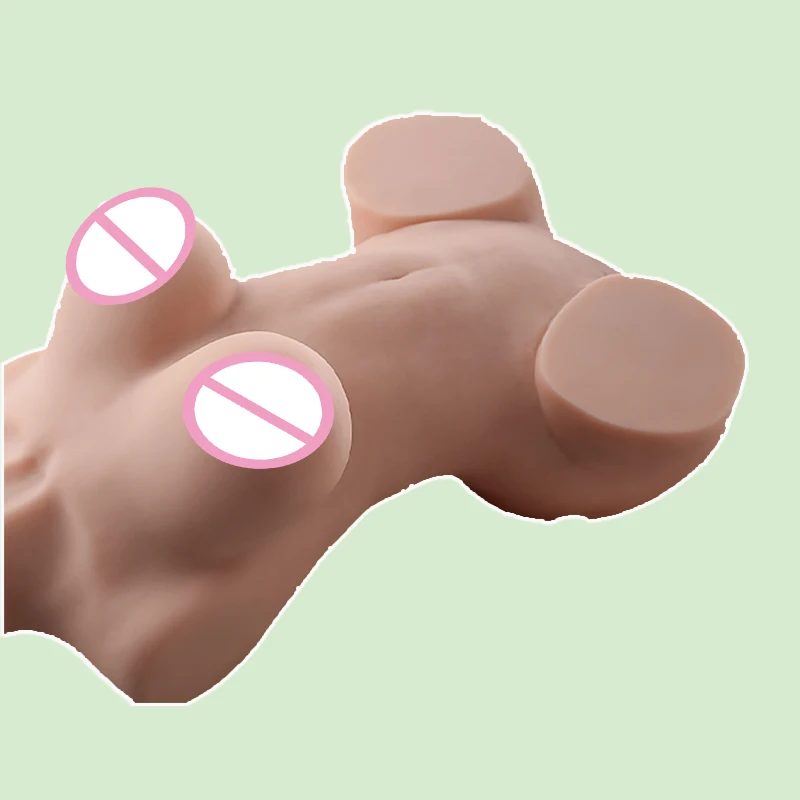 RENHEYUOU muñeca sexual de medio cuerpo realista 3D Vaginal Anal hombres masturbador juguetes sexuales Sexy pecho grande 9KG muñecas sexuales de Torso sexpuppe