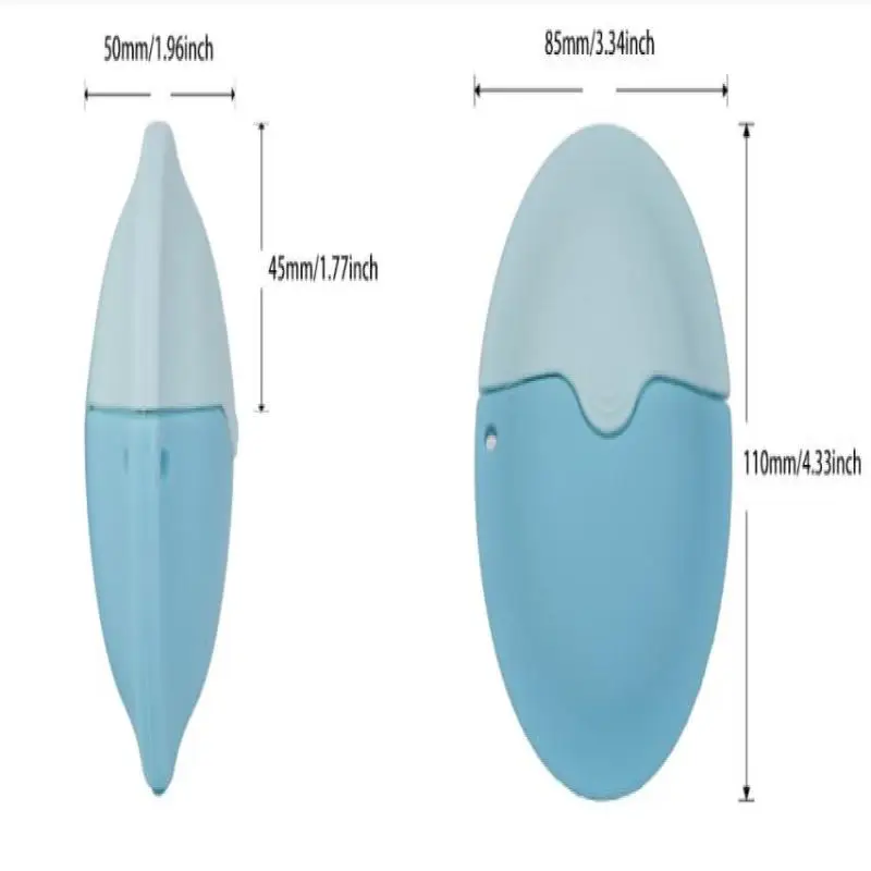 Applicatore a rullo per crema solare in silicone Bottiglie di crema per lozione isolante ovale ricaricabile Strumento per cosmetici a colori per cuciture