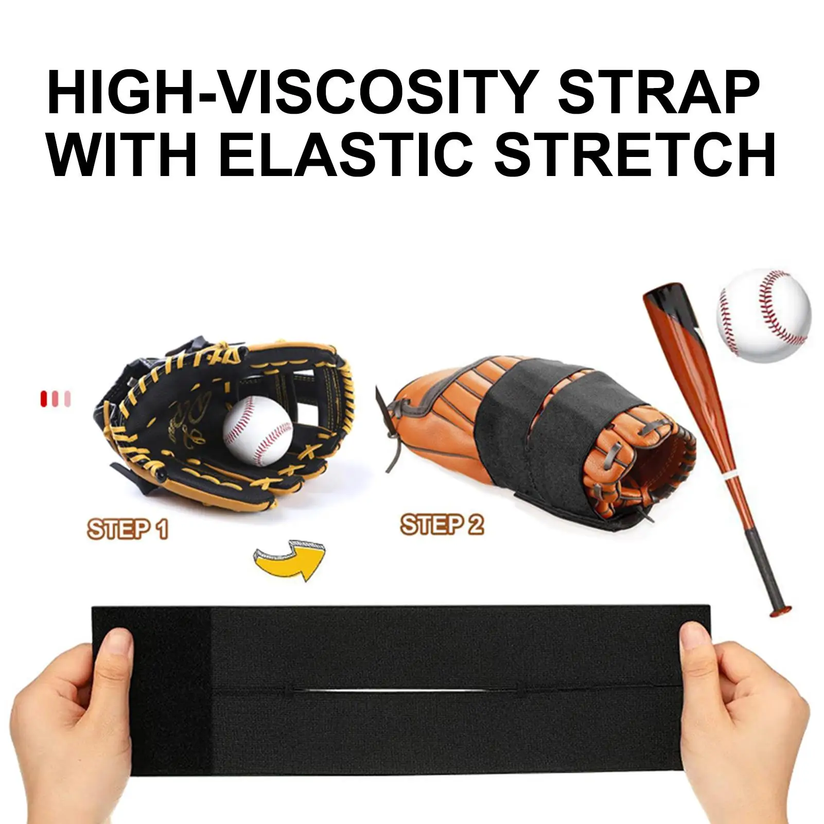 

Baseball Glove Wrap Wraps For Boxing Gloves Strap Padding Multipurpose Holder Band For Catching Men Training Baseball Sports