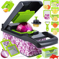 Kitchen Vegetable Chopper Multifunctional Onion Potato Carrot Shredder Fruit Slicer 14/16 in 1 Kitchen Acceesories Cocina