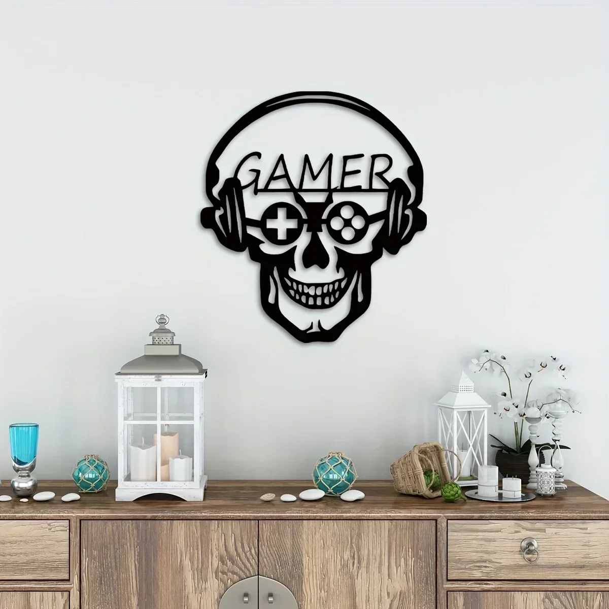 

1pc Metal Gaming Wall Hanging Art Game Zone, Controller Gamer, Metal Wall Art, Gift, Gamer Room, Decor Gaming, Decor Interior