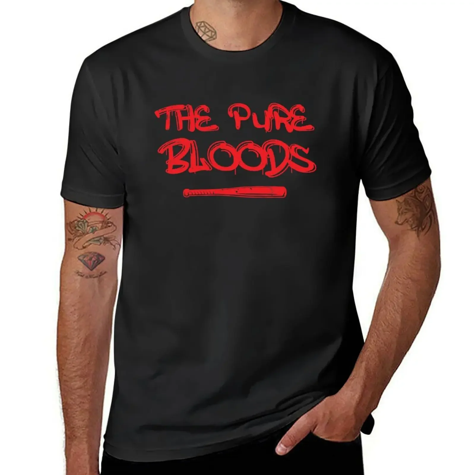 

The pure bloods Pureblood Horror quote T-Shirt anime clothes Aesthetic clothing cute tops cute clothes mens workout shirts