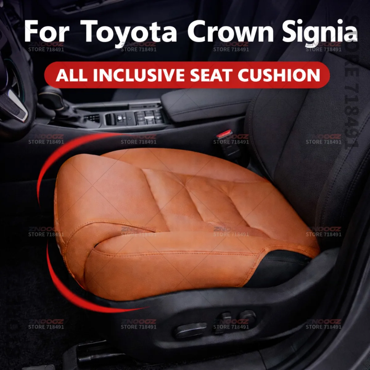 

For Toyota Crown Signia Car Seat Leg Support Extension Seat Cover Memory Foam Extender Cushion Interior Accessories