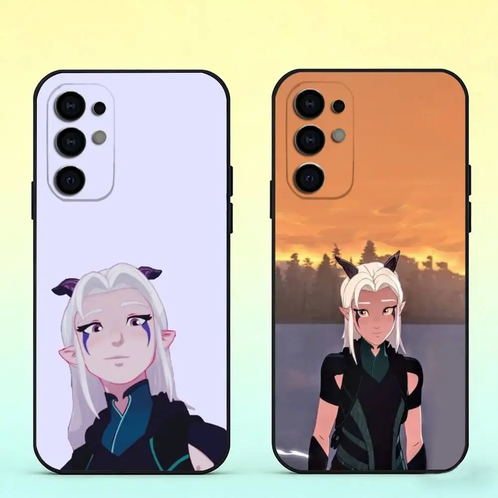 The Dragon Prince Rayla Phone Case Black Silicone Soft For Samsung S25,S24,S21,S22,S23,S30,Ultra,S20,Plus,Fe,Lite