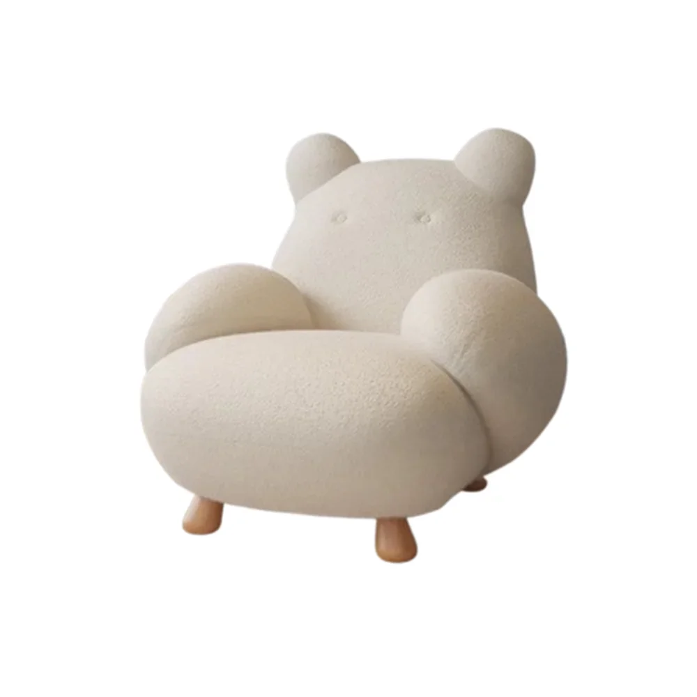 الأبيض Kawaii مسند الرأس كراسي غرفة المعيشة الفاخرة القراءة التأمل كراسي كسول أريكة استرخاء كرسي معدني ديكور المنزل #6