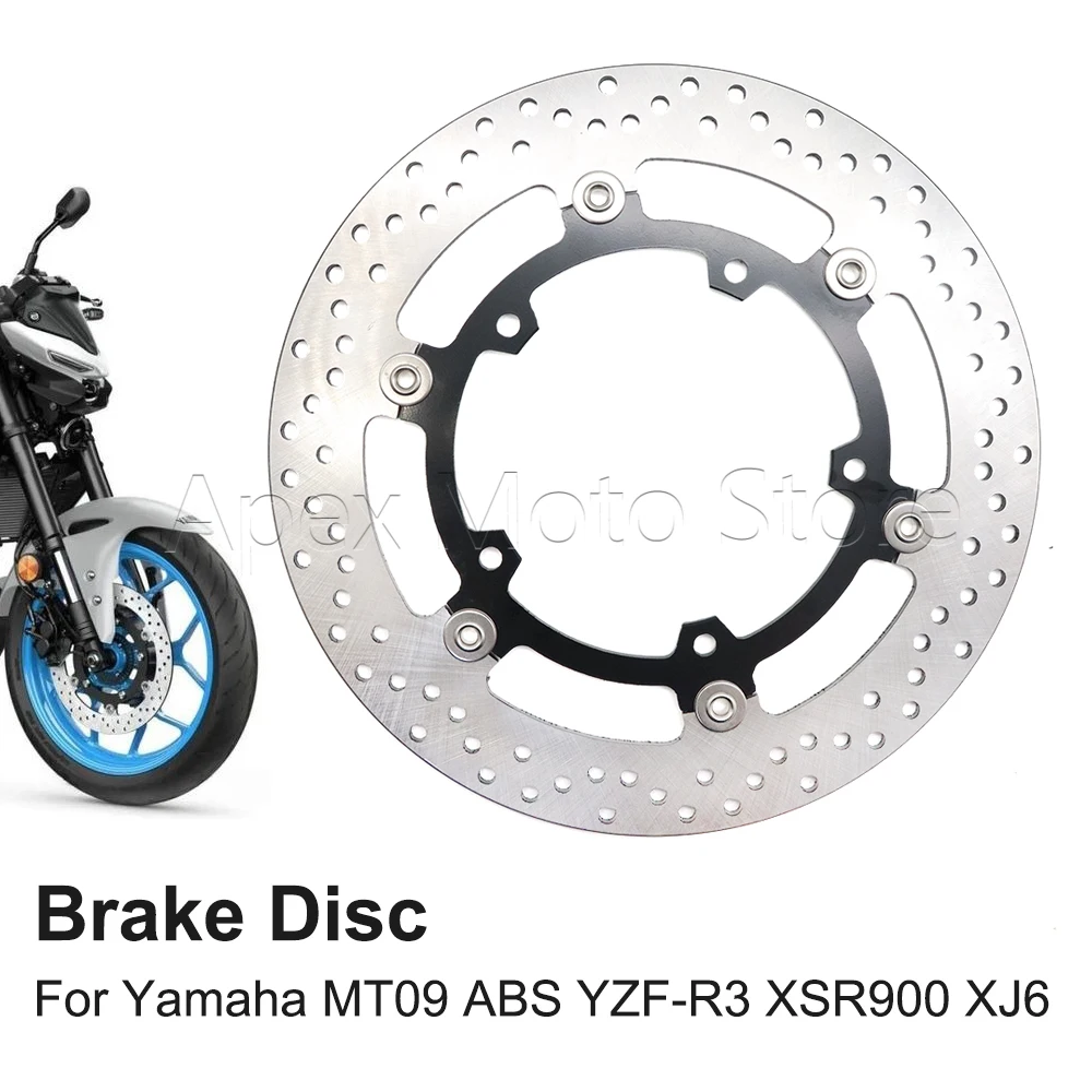 Motorcycle Accessories Front Brake Disc Rotors For Yamaha MT-09 ABS YZF-R3 XSR900 MTM850 XJ6 DIVERSION MT03 660 MT09