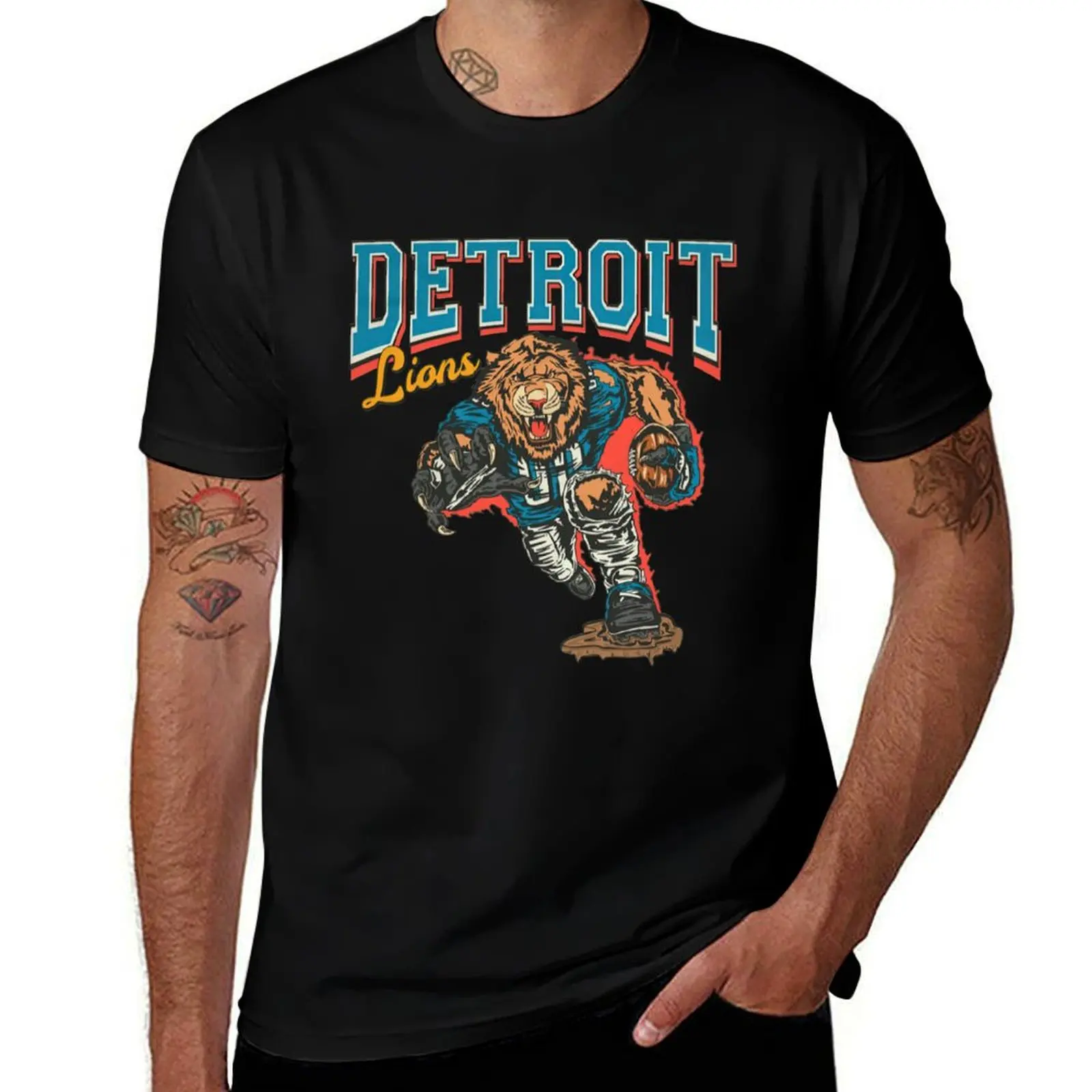 

Lions Football T-Shirt t shirt man designer man t shirt luxury