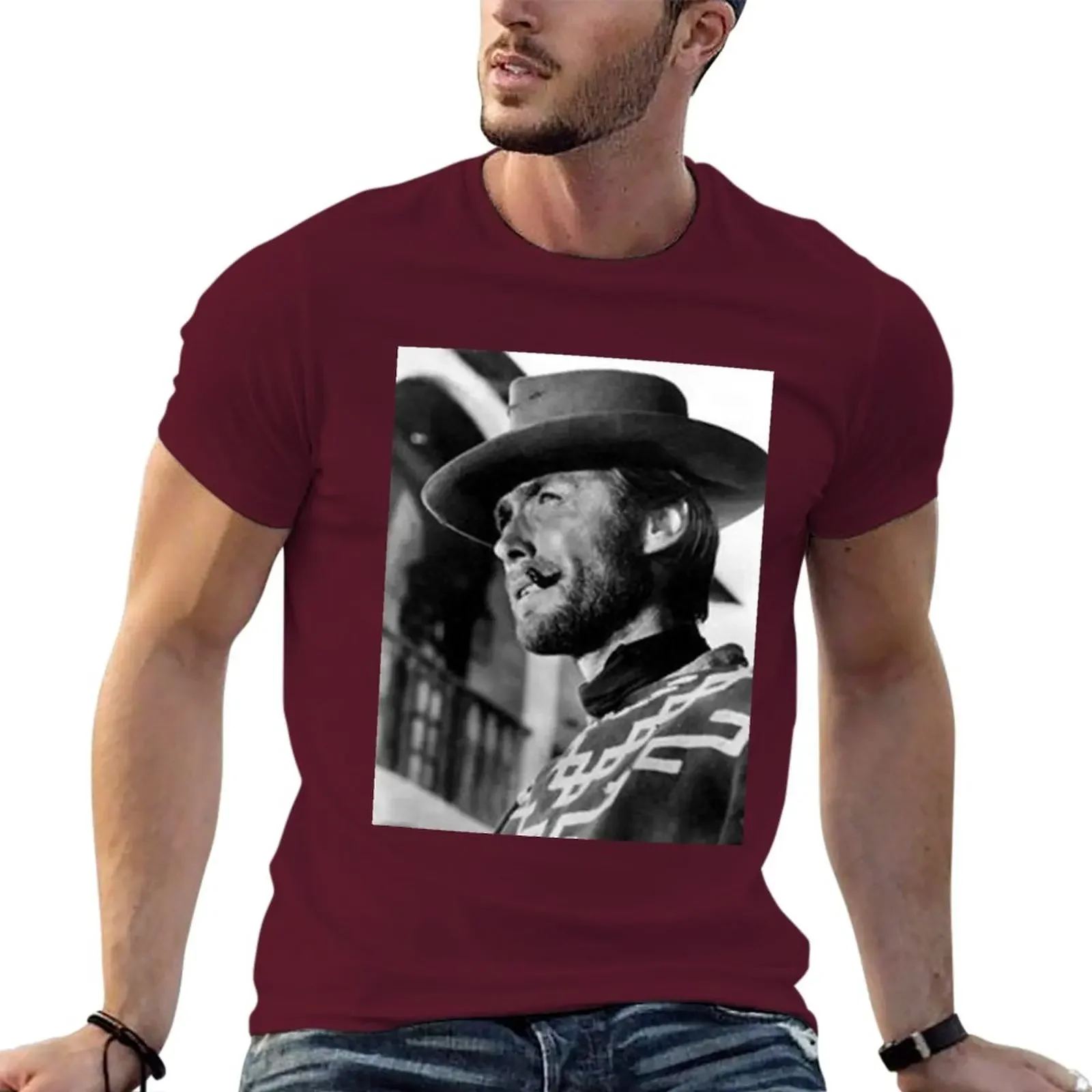 streetwear fashion vintage Summer Male Hot Sale The Clint Eastwood Archive T-Shirt quick drying shirt Anime t-shirt sweat