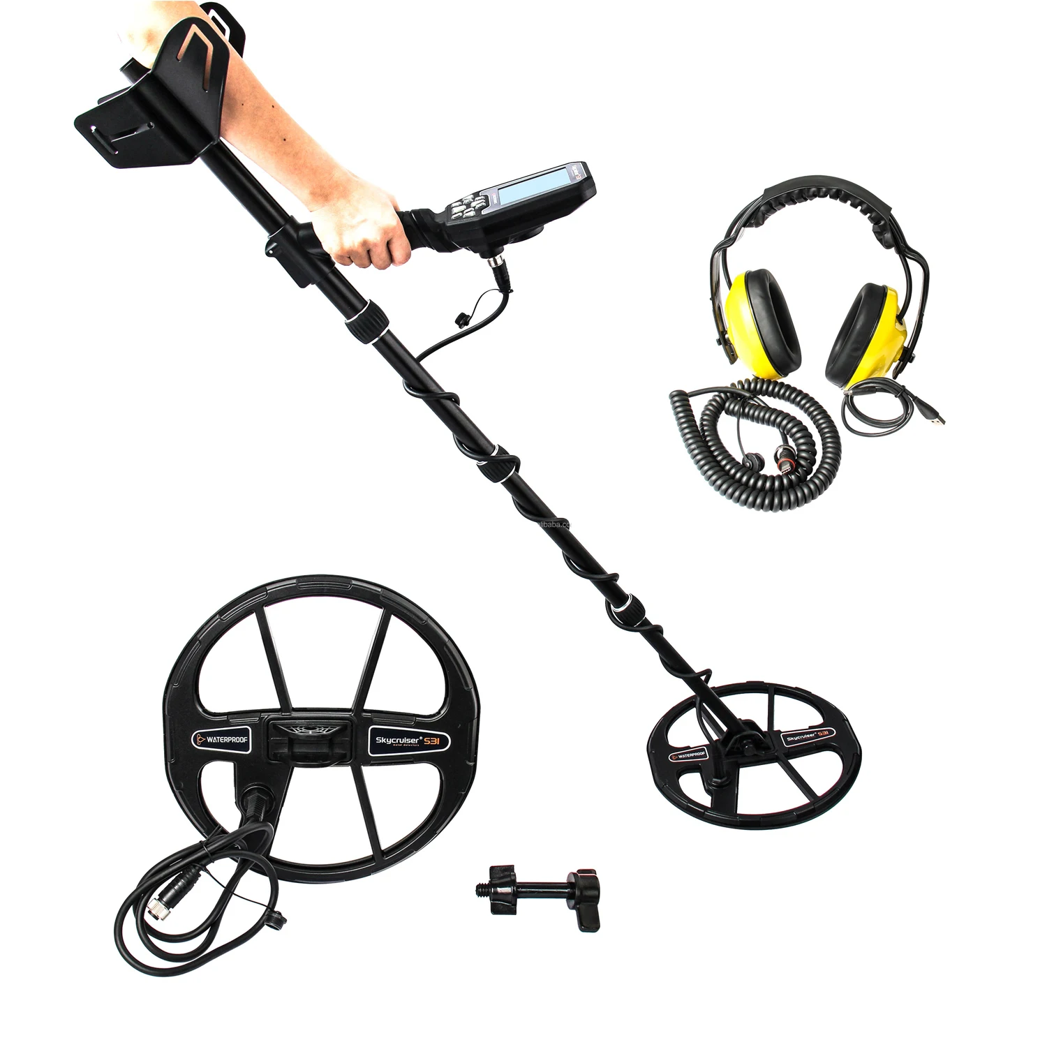 New Professional Metal Detector Waterproof Underground Gold Metal Detector S31 IP68 Long Range Gold Detector