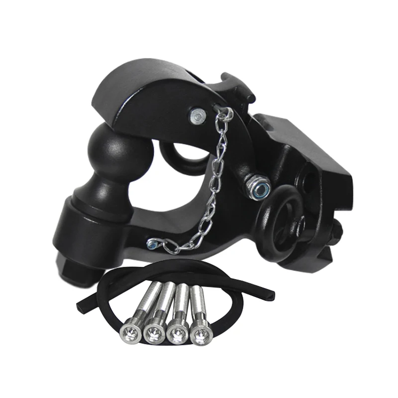 

ZAIQU PRADO Rear Bumper Refit Trailer Hook of Black