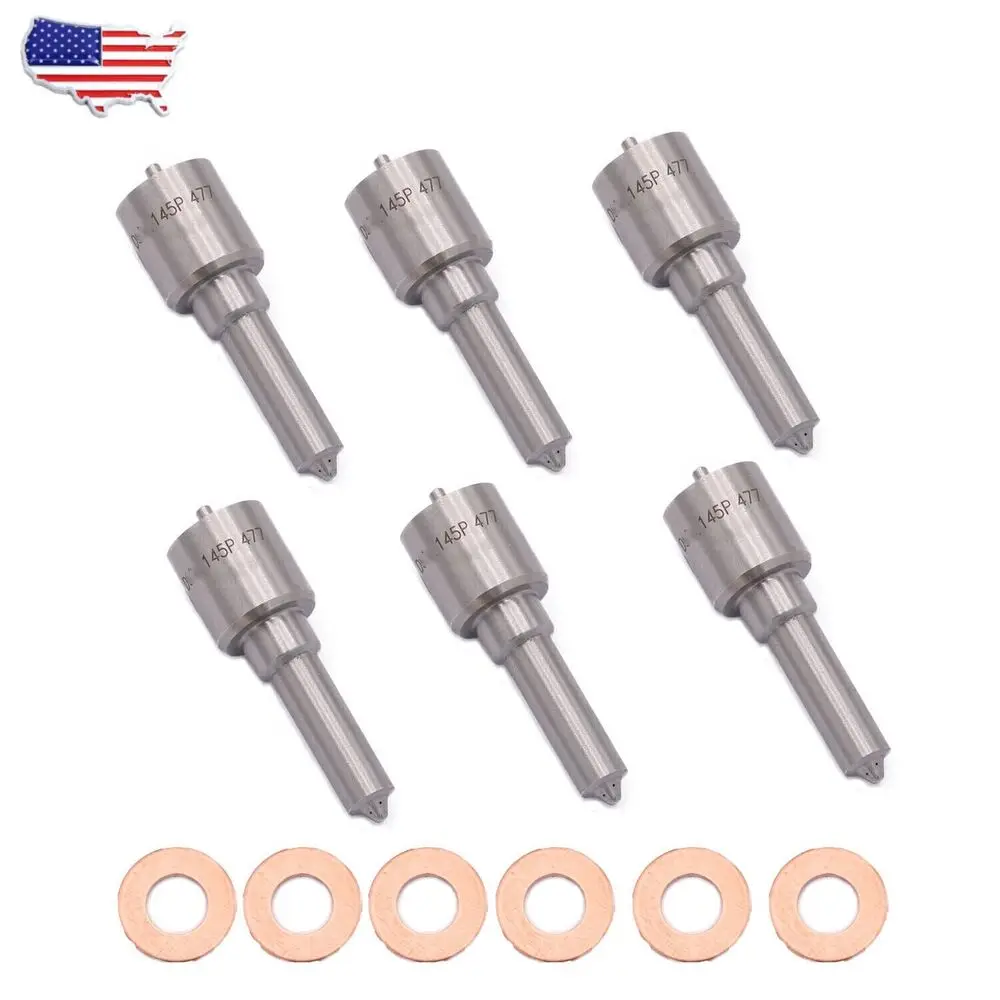 Performance Injector Nozzles 5x14 +140HP 145* Spray Fits for Dodge Cummins 12V