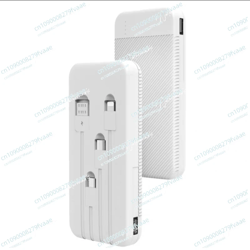 Mobile Power Supply Comes with 4-Wire Pd22.5w Super Fast Charge 10000 MA Portable Power Bank