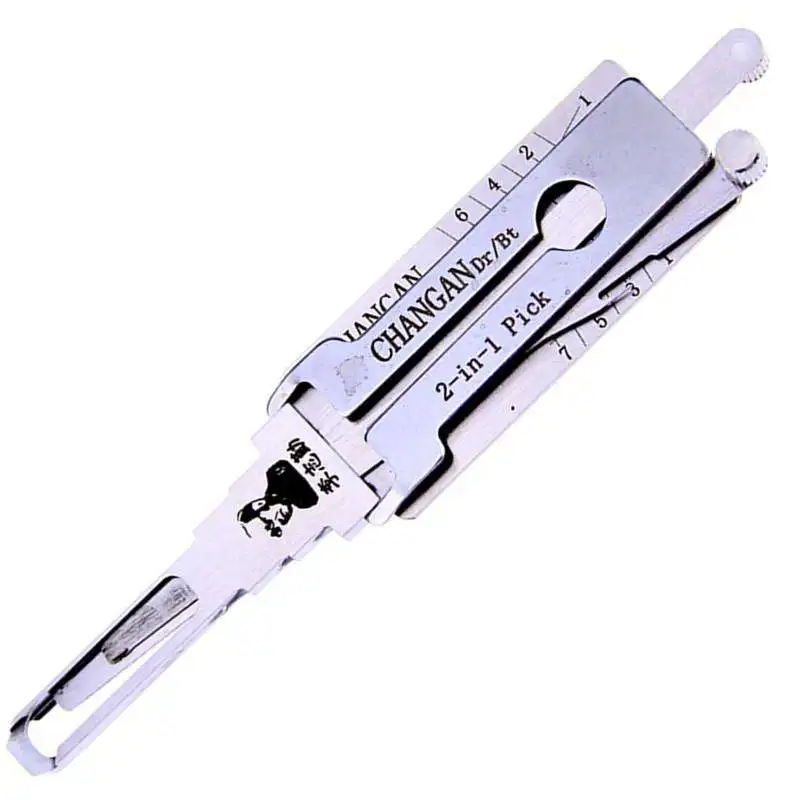 LISHI CHANGAN 2-in-1 Lock Pick and Decoder Compatible for Changan Model Vehicles Vertical Milling Two-track